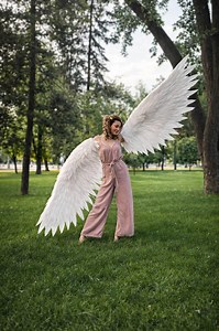 Bird Wings Adult Costume, Arm Wings for Cosplay, White Eagle Fantasy Wings, Stage Bird Costume - Etsy
