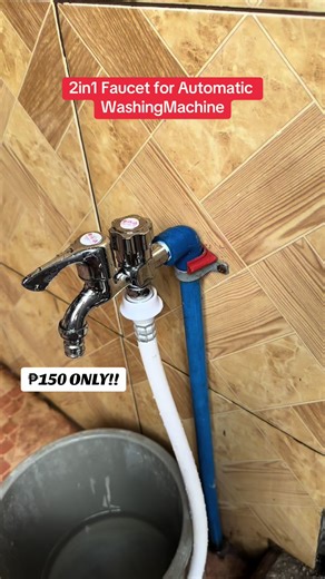2in1 Faucet for Automatic Washing Machine - Only ₱150!