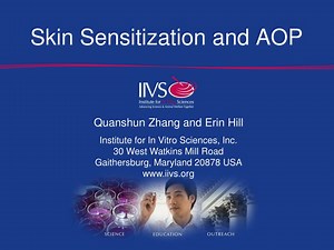 Skin Sensitization and AOP - SlideServe