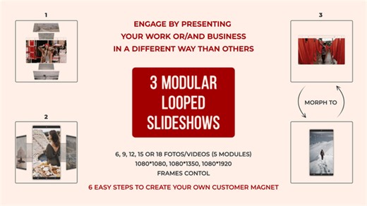3 Modular Carousel Slideshows