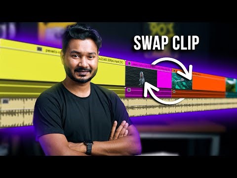 How to Swap Clips on Timeline in Premier Pro!