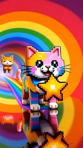 Nyan Cat Escapes the Glitch Portal… You Won’t Believe the Ending! 🔥