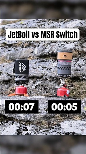 JetBoil vs MSR Switch Stove – Boil Speed Test! 🔥⏱️ #Jetboil #MSR #CampingGear #BoilTest