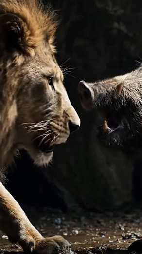 3 - “Lion vs Wild Boar: Savage Chase in the Wild!” #lionattack #wildboar #lionvsboar