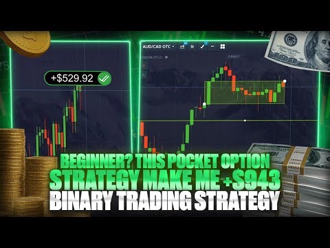 BEGINNER? THIS POCKET OPTION STRATEGY MAKE ME $943 | BINARY TRADING STRATEGY | POCKET OPTION TRADING