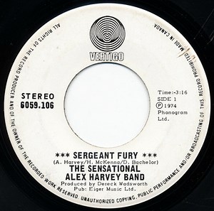 The Sensational Alex Harvey Band - Sergeant Fury / Gang Bang