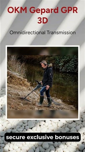 OKM Gepard GPR Scanning 3D German Ground Penetrating Radar for Treasure Hunters -Metal Detectors Pro