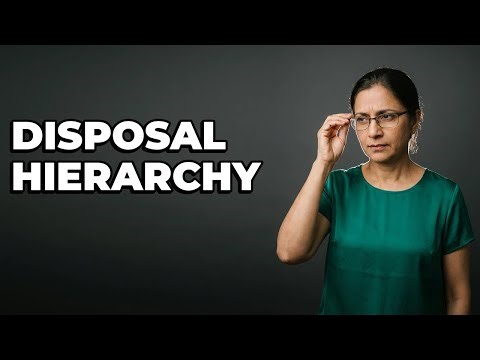 How Does Waste Hierarchy Classify Final Disposal?