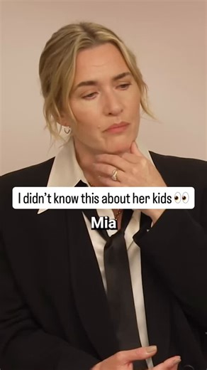 Imagine having Kate Winslet as your supportive Mum 🥺 | VT