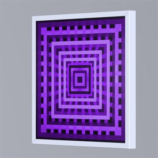 Prismatic Flow – Lenticular Op Art | Optical Illusion Abstract Large Wall Art, Modern Geometric Decor - Etsy