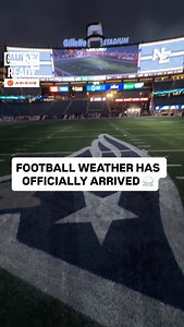 27K views · 93 reactions | It’s getting to that time of year of cold weather football  (via @patriots) #nfl #football #weather #patriots | B/R Gridiron | Facebook