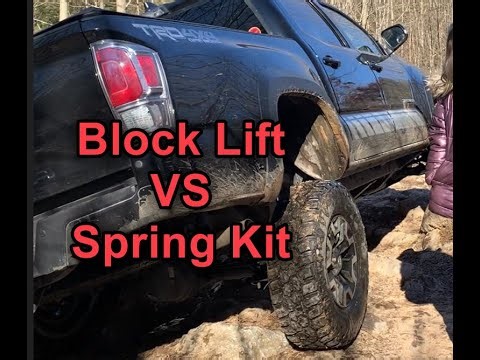 Ultimate Comparison: Tacoma Block Lift vs. Spring Lift