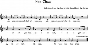 Kee Chee Beth's Notes Songs   Resources