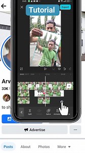 137K views · 4.5K reactions | Magic paper effect tutorial,,#tutorial #trendingreels #editing #fbreels | Arvin Orosco | Facebook