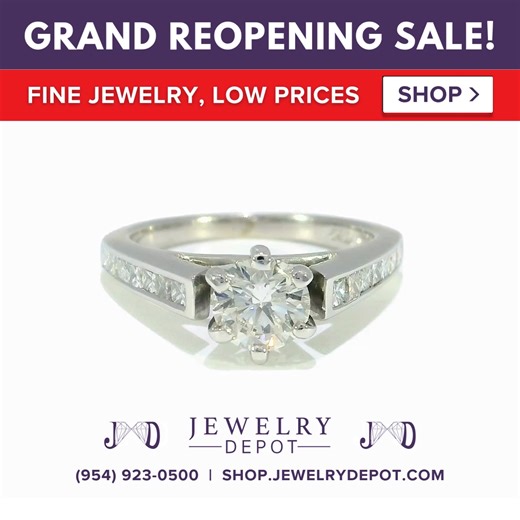 Experience luxury without the markup. Discover exquisite, wholesale-priced fine jewelry: • Natural diamond rings • 18k gold necklaces & pendants • Unique earrings & estate pieces • Handcrafted men's jewelry Shop online now and elevate your style: shop.jewelrydepot.com #EngagementRing #DiamondRing #JewelryLover | Jewelry Depot, Inc.
