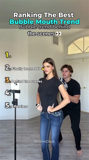 Ranking The BEST Bubble Mouth Trend #shortsviral