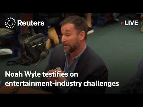 LIVE: Actor Noah Wyle testifies in hearing on entertainment-industry challenges