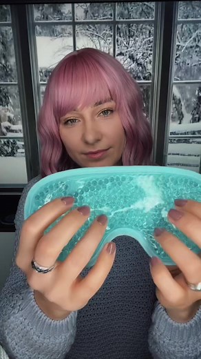 Face mask 💙❄️ #asmr #асмр #asmrsounds