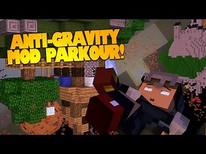 Minecraft Mods | ANTI-GRAVITY MOD PARKOUR MAP! | No Gravity Parkour! (Minecraft Mod Map Showcase)