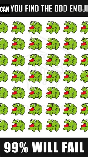find the odd emoji😱#shorts #emojichallenge