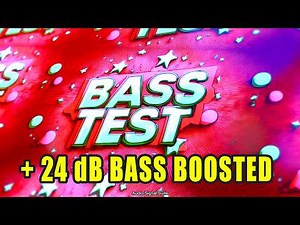 Subwoofer Bass Test - Low Frequency basstest for speaker