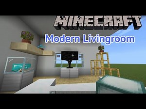 Minecraft: Modern Living Room