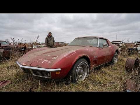 How to Restore a Candy Red Chevrolet Corvette C3 1969 | ASMR Muscle Car Makeover