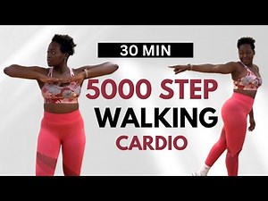 5000 STEPS IN 30 MIN WALKING CARDIO DANCE WORKOUT | 5000 Steps Knee Friendly
