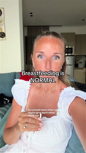 Can’t wait to see where the most random places are?! Let’s make feeding our babies in public (however we choose to feed them) feel completely normal 🤍 #breastfeeding #breastfed #bigbaby #milkies #creatorsearchinsights