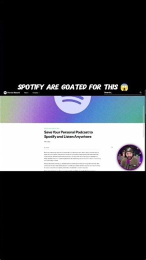 mind blowing updates in Spotify 😱 #spotify #podcasts #explorepage