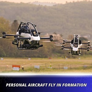 Watch these personal aircraft fly in formation for the first time. | Startup Selfie