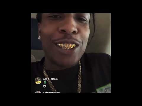 A$AP rocky playing new unheard unreleased songs on IG live(June 24th 2022)