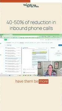40-50% of Reduction in Inbound Calls Using W4TP Pipeline