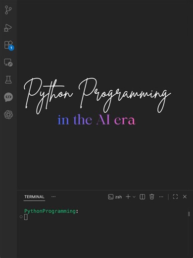 Short 7: Strings (Part 3) 🚀 Welcome to the Python Programming in the AI Era course. 📚 Topics Covered: • Concatenating strings • f-strings • Format method 🔔 Subscribe and turn on notifications so you don't miss the new videos! #python #programming #coding #learnpython #education #developer #artificialintelligence #programmingtips#learnpython