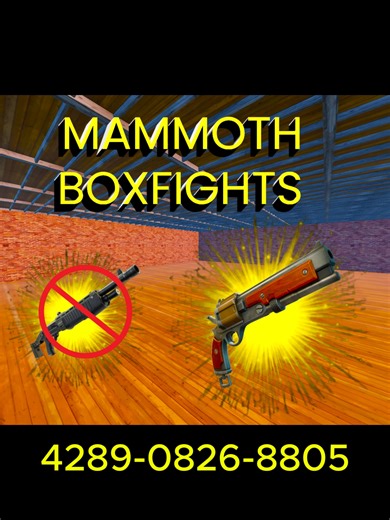Mammoth Boxfights: Competitive Fortnite Challenges