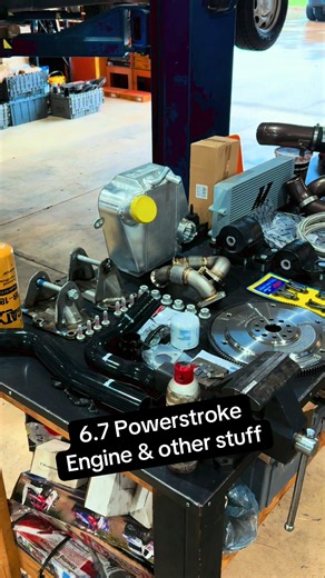 Ford 6.7 Powerstroke. Getting an Engine upgrade and a few more upgrades yall stay tuned!! #dieselmechanic #diesellife #foryou #foryoupage #idkwhatimdoing @KC_Turbos