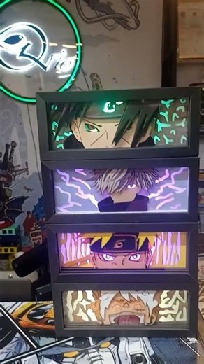 Anime RGB Light Box 🔥✨ | Aesthetic Setup Must-Have 😍 #Shorts