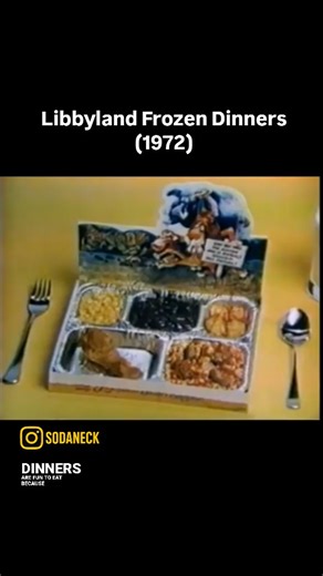 Sodaneck on Instagram: "In 1972, Libbyland Frozen Dinners turned mealtime into a themed adventure for kids. With names like "Safari Supper" and "Pirate Picnic," each meal offered not just food but an experience, complete with puzzles and "Milk Magic" to jazz up your drink. While the taste might not have been gourmet, the fun factor was off the charts. A nostalgic nod to a time when dinner was as much about imagination as it was about eating. #LibbylandDinners #1970sNostalgia #RetroFood #KidCuisi