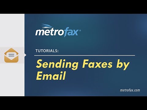 Sending Faxes by Email using Metrofax