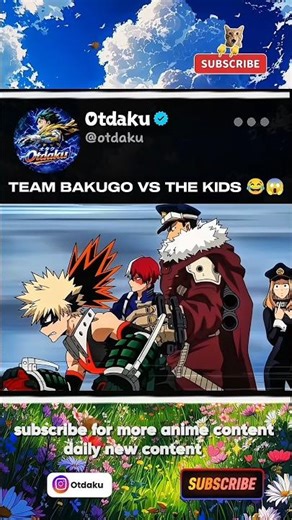 TEAM BAKUGO vs KIDS 😂😱 || #myheroacademia #edit #mha #amv #anime