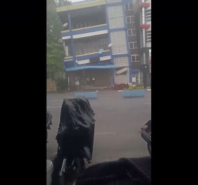Building weakened by Myanmar earthquake collapses in heavy rain