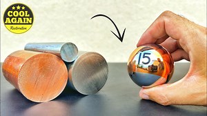 Insane Pool Ball Made from Stainless, Copper & Epoxy Resin! 🎱✨