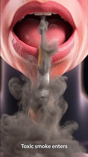 How Smoking Destroys Your Lungs | What Happens Inside Your Body? (3D Animation) #facts #lungresearch