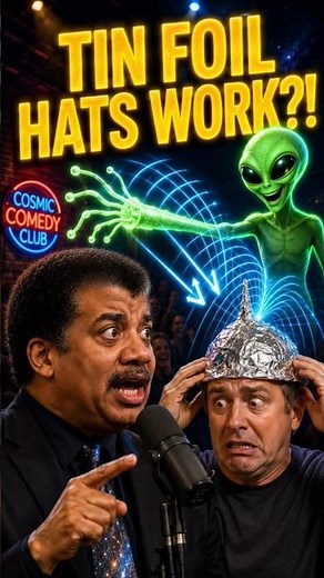Why Tin Foil Hats Actually Work (According to Physics) 🛸 #science #scifiphysics #physics #alien