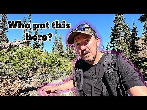 A Strange Find in the Forest - Wood Stove Camping at 9,000 Feet