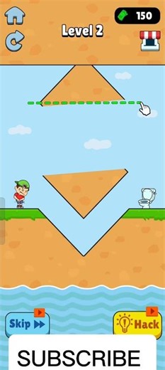 squre cut 😔 Slice to save impossible level game #viral #shortsfeed #gaming