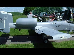 WARTHOG A-10 RC SCALE DUAL TURBINE SYSTEM MODEL JET
