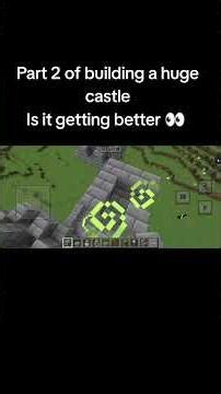 part 2 building a huge castle on Minecraft Part 3 coming soon