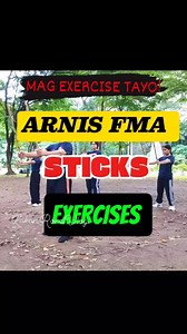 ARNIS STICKS EXERCISES #arnis #filipinomartialarts #barawolisi #RA9850 #basic #viralchallenge #reelschallenge #Lakan #FMA #larongpinoy #pinoy #exercise | Ronel Alcaraz