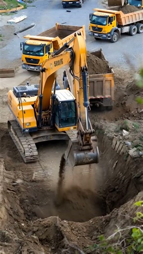 Heavy Construction Machines at Work | Satisfying Timelapse #timelapse #machines #shorts